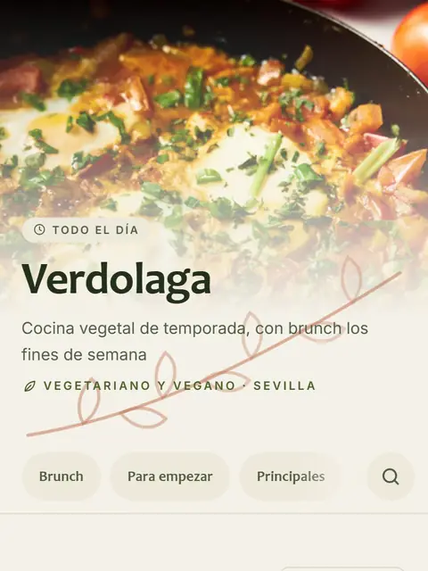 Carta de ejemplo con el diseño Botánico