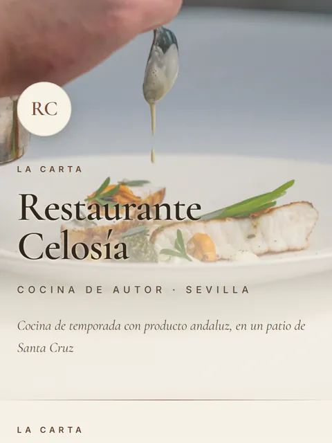 Carta de ejemplo con el diseño Coda